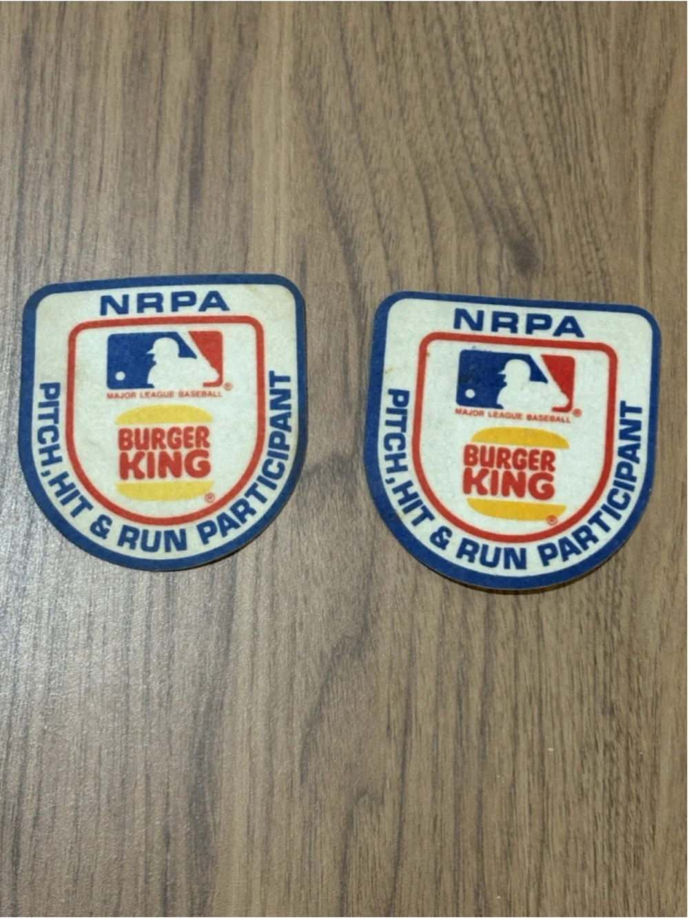 Rare 1979 Burger King pitch hit and run unused 3